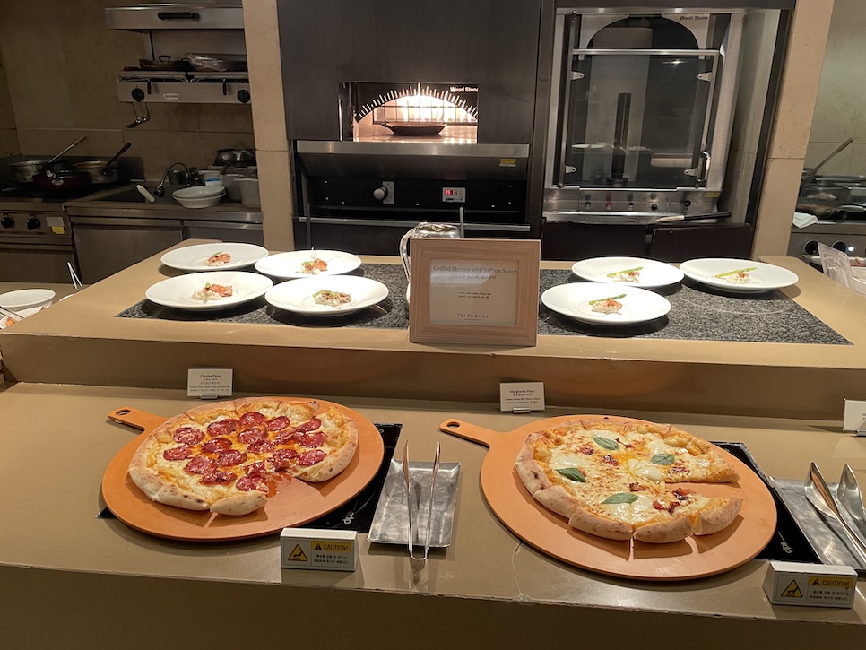 제주신라호텔 파크뷰 디너 피자