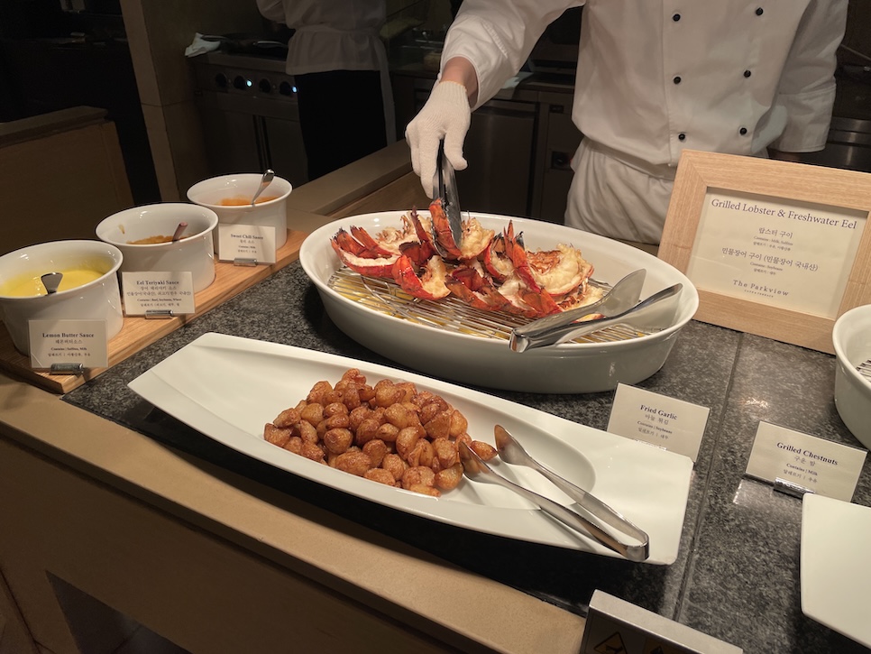 제주신라호텔 파크뷰 디너 랍스터구이